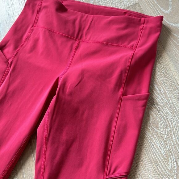 lululemon Speed Up Tights Luxtreme 28" Fuchsia Pink Sz6 - Picture 5 of 13